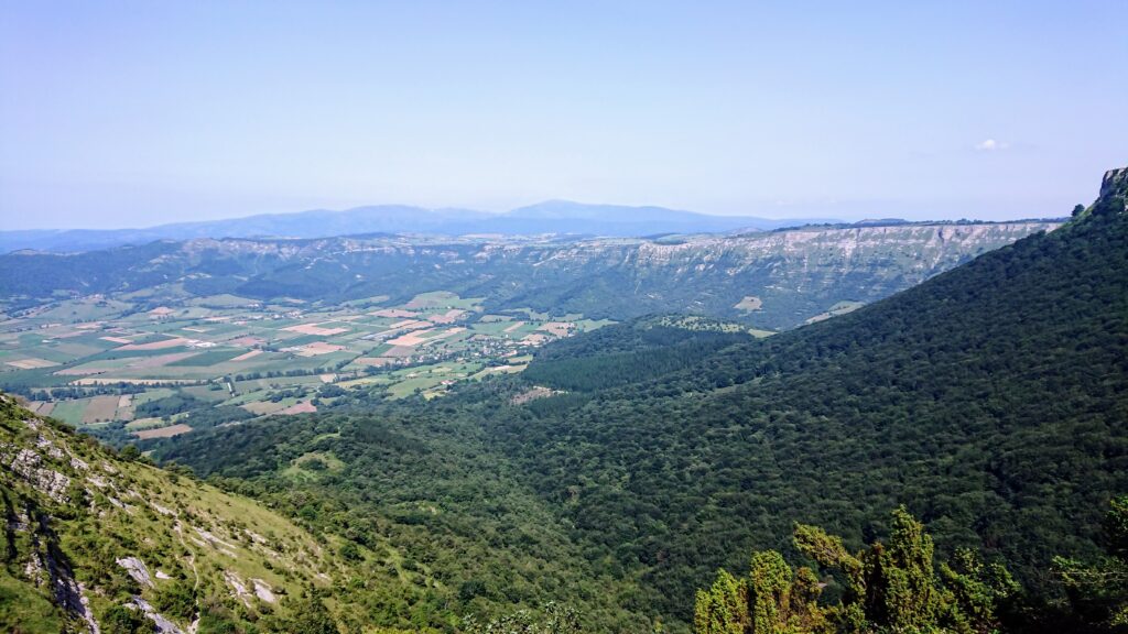 View of Valley of Orduña, in Basque Country, Spain