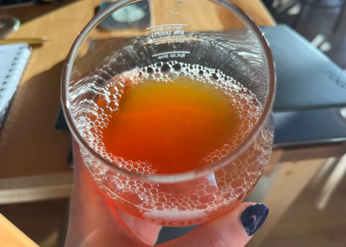 Pilton Labyrinth Daedalus 2024 cider colour close up